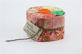 Batik Fabric 9-Piece Bundle - Pink
